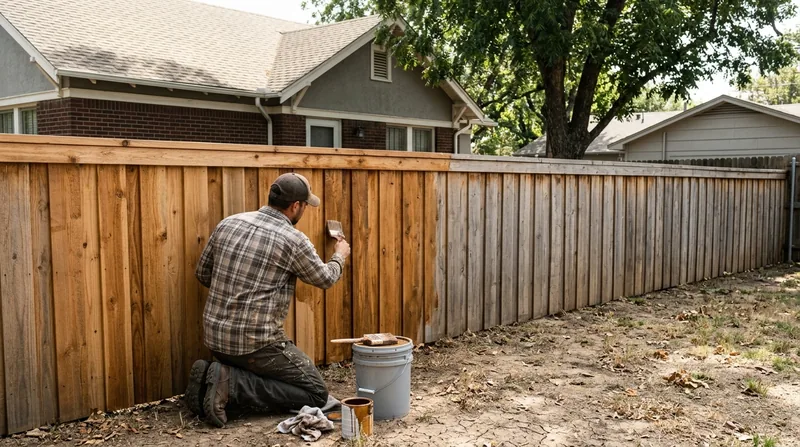 Fence Staining & Restoration Dallas