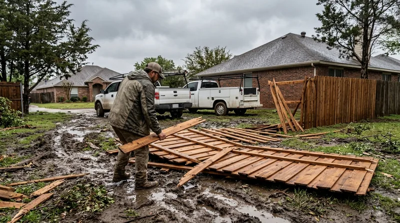 Storm Damage Fence Repair Dallas
